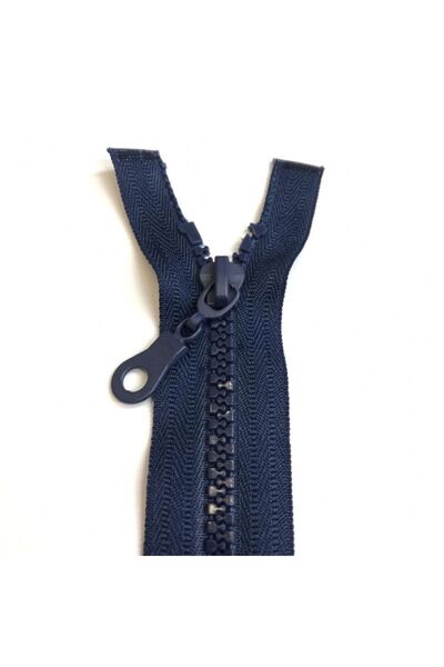 ALOTUHAFİYE Kemik Diş Fermuar Lacivert 60cm