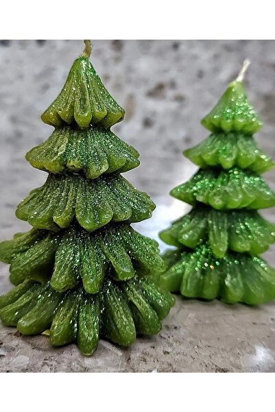 MUMBOX 2’li Yeşil Çam Ağacı Kokulu Mum