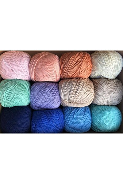 LaVita Yarn أميجورومي قطن للأطفال، خرامة، خيط للحياكة اليدوية، 12 قطعة، خيوط ...