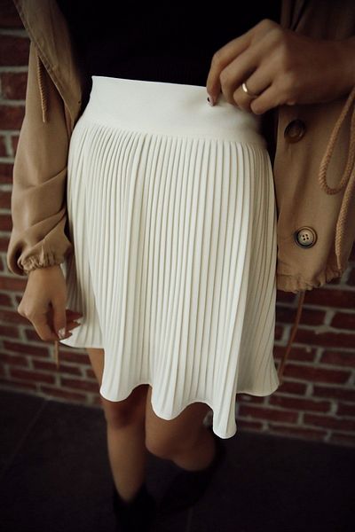 FASHION COCKTAIL Lined Shorts Pleated Pleated Elastic Waist Office Casual Nightgown Mini Wavy Movable Shorts Skirt