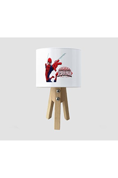 CİCİ ODAM Çocuk Bebek Odası Abajur Spiderman Örümcek Adam Marvel