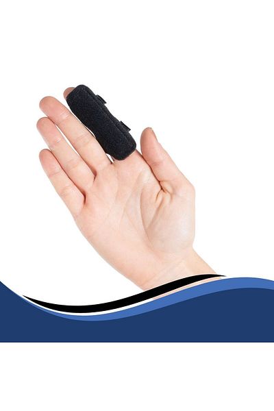Aps High Quality Finger Splint - Standard Finger Fractions, Adjustable Strain