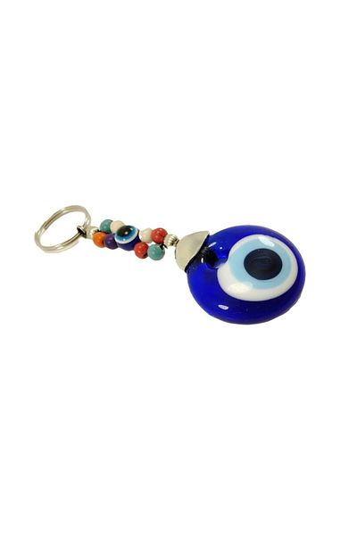 biuti Beaded Evil Eye Bead Keychain Handmade Glass Gift Accessory