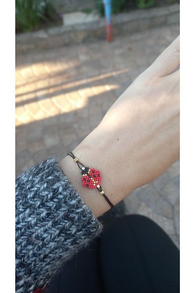 Atolye Ferda Ladybug Miyuki Bracelet