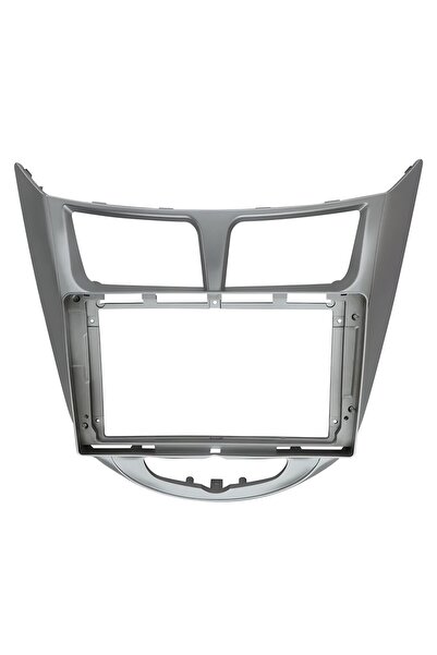 For-X HYUNDAi ACCENT BLUE-2011-2017-GÜMÜŞ RENK-9'' MULTİMEDYA ÇERÇEVESİ-DİREK...