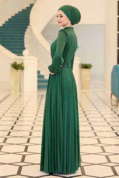 Ahunur Βραδινό φόρεμα Dilan Hijab Plus Size