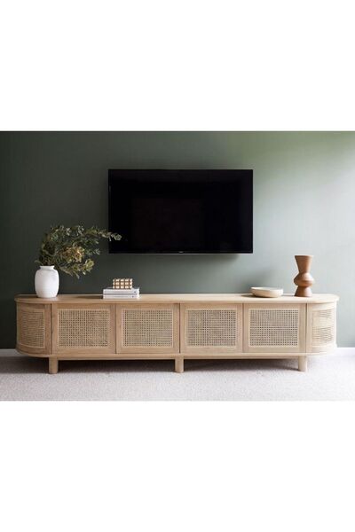 Latanwood Artisan Hazeranlı Ahşap TV Ünitesi