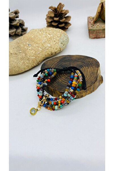 Porsuk Alternatif Handmade Ethnic Authentic Hippie Bohemian Crystal Bead Mult...