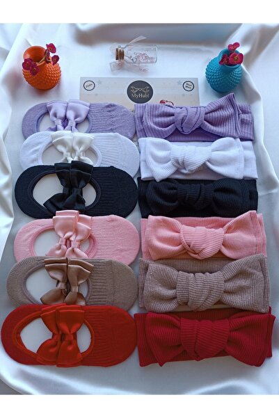 MyHubi مجموعة مكونة من 12 قطعة (معلبة) مصنوعة يدويًا من باندانا وجوارب راقصة ...