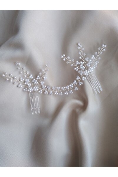 DOĞA ART STORE Inci Boncuklu Gelin Saç Aksesuarı