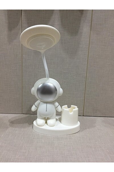 Ahi Shop Ufo Astronot Masa Lambası Led Işıklı Şarjlı Gece Lambası Micro Şarj Girişli