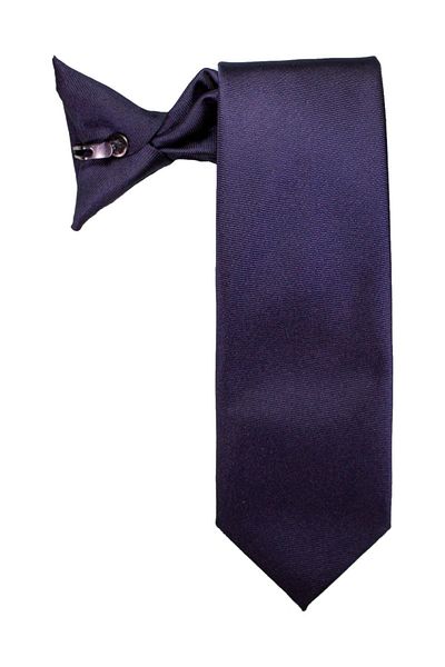 PROKRAVAT Navy Blue Clip Uniform Tie
