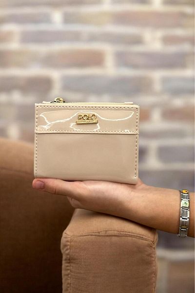 Labarna Shiny Leather Women's Wallet - Two Card Holders, Coin Compartments