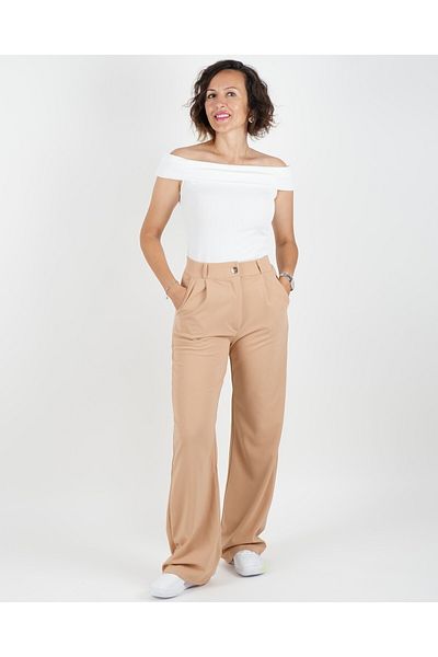 Parla Sports Palazzo Trousers - Relaxed Fit