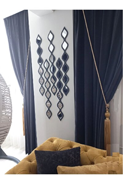 almital mobilya aksesuarları furniture accessories Su Damlası Dekoratif Ayna 5 Adet/paket Sudamlası5syh