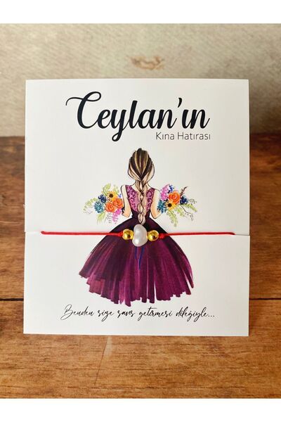 Yeni Sezon Kişiye Özel Şans Bilekliği Söz, Nişan, Bekarlığa Veda, Kına, Nikah, Düğün 15 Adet