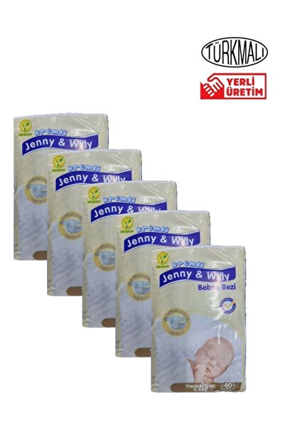 Jenny & Willy BEBEK BEZİ YENİ DOĞAN 2-5 KG 40 LI PAKET X 5 ADET