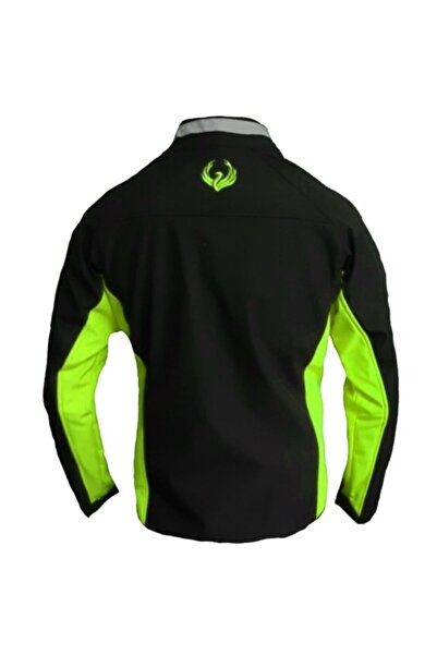 Anka Softshell Ceket Mont Rüzgar Ve Su Geçirmez Sarı-siyah