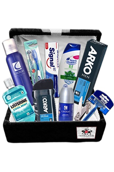 Arko Men DAMAT TIRAŞ VE KİŞİSEL BAKIM SETİ VICUNA POLO DAMAT ÇEYİZ SANDIĞI