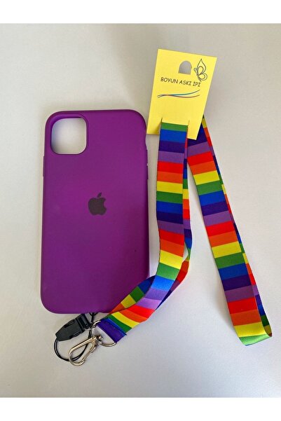 KÜPPELİ ACCESSORİES Gökkuşağı Boyun Ipi Ve Telefon Askısı Rainbow (kılıf Satışa Dahil Değildir)