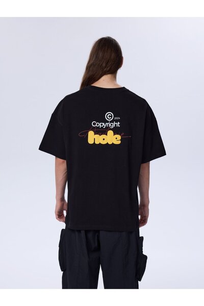 HOLEACADEMIE Copyrıght Baskı T-Shirt