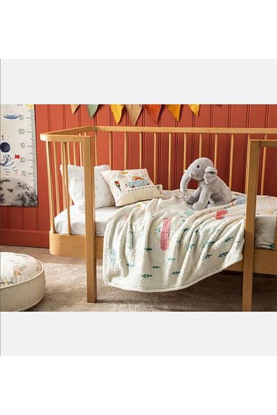English Home Wellsoft Beige Baby Blanket Car