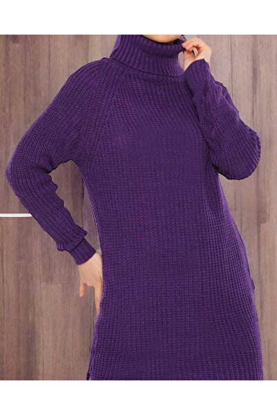 Modaytesettür Triko Uzun Selanik Örme Tunik