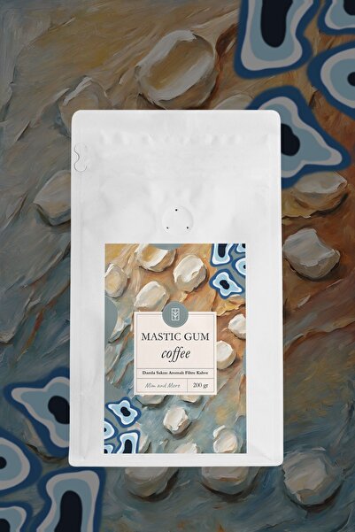 Mim and More Mastic Gum Coffee - Damla Sakızı Aromalı Kahve Filtre Kahve, 200 gr
