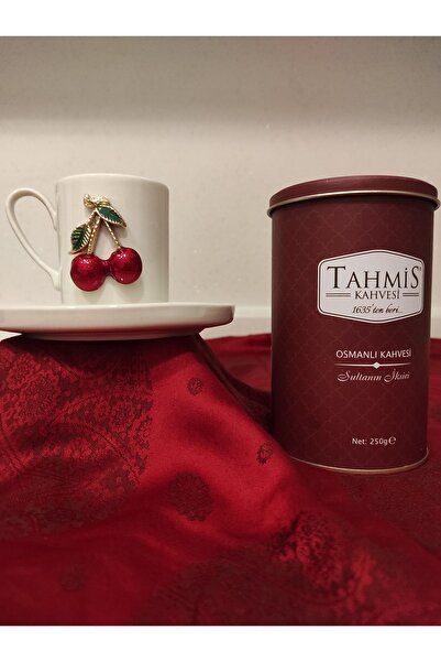 Seçkin's Home PORSELEN FİNCAN TAKIMI 2 KİŞİLİK 4 PARÇA KİRAZ AKSESUARLI