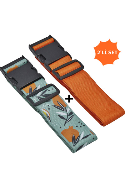 Boldy Curea reglabilă pentru valiză, pachet de 2 - valiză, bagaje și centură ...