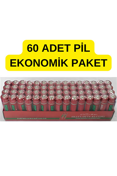 Magicway Özel Kalem Pili 60'lı Ekonomik Paket AA Kalite Heavy Duty Pil