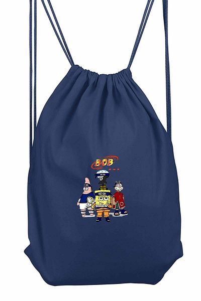 herotasarım Naruto Bob Sponge Sports Backpack - BLL4729