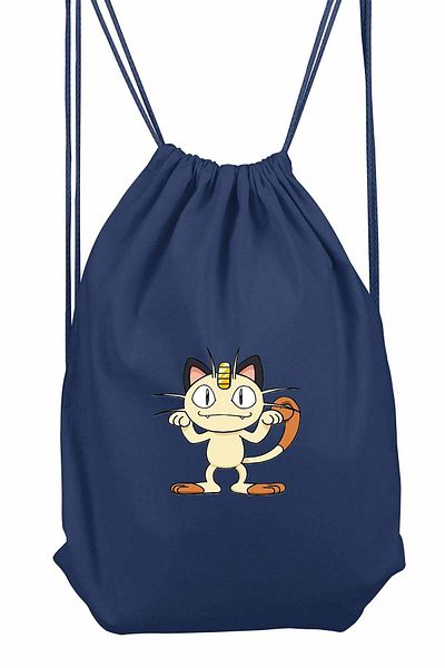 herotasarım Αθλητικό σακίδιο πλάτης Pokemon Pattern Meow - BLL4799
