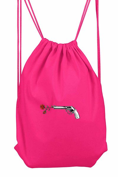 herotasarım Αθλητικό σακίδιο πλάτης Pistol Rose - bll4756
