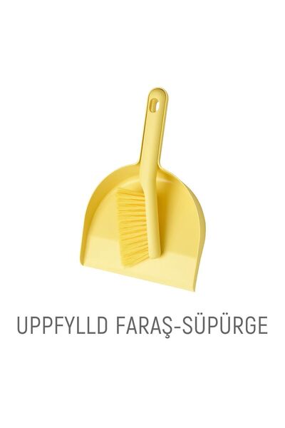 IKEA مكنسة كهربائية بيبريج، أصفر، 26x18x8 سم