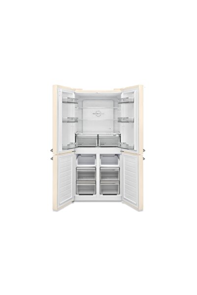 Vestel RETRO FD56011 BEJ 487 Lt No-Frost Buzdolabı