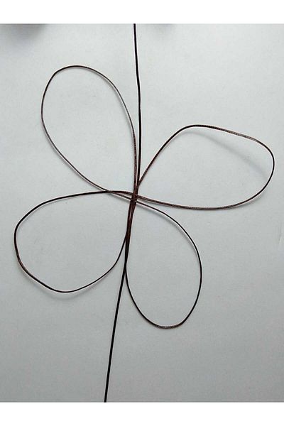 Eskişehir hobi sanat 25 μέτρα 1 mm κερωμένο σχοινί Elegan καφέ χρώμα (Saddle Leather Sewing Thread Necklace Jewelry Design Bracelet Thread)