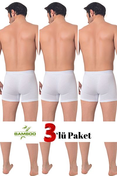 DONEX 2370 3 Pack Ανδρικά μπαμπού μπόξερ