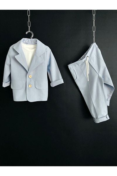 rg kidsstore Boy's Linen Suit