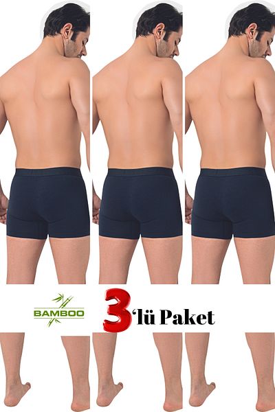 DONEX 2370 3 Pack Ανδρικά μπαμπού μπόξερ
