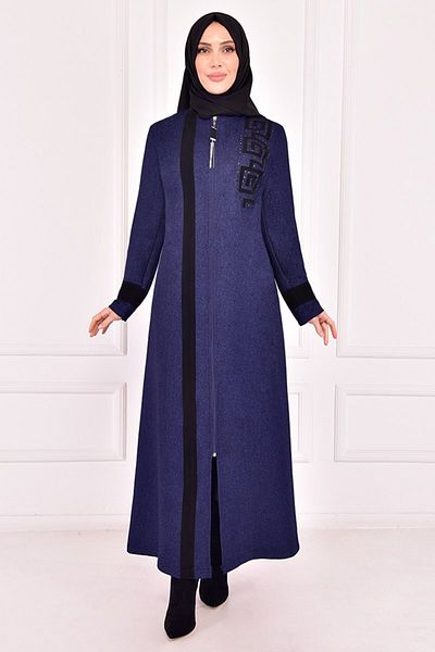 ModaMerve Indigo Ferace - Stone Detailed, Asm2319