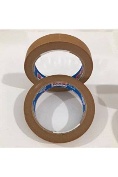 DAYSON Maskeleme Bandı Kahve Kağıt Bant 18 Mm X 35 Mt 2 Adet