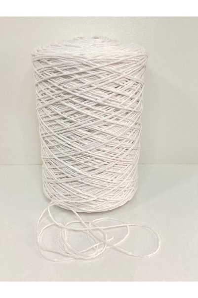 Göçer İplik Since Knitting Yarn Cotton Color White Visual Net 400Gr