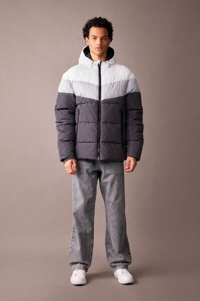 DeFacto Regular Fit Kapüşonlu Şişme Mont A2249ax23wn