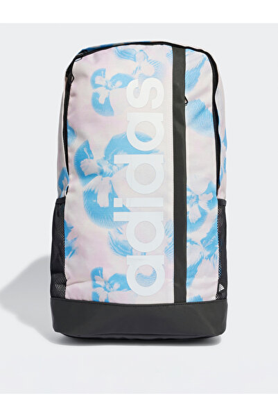 adidas حقيبة ظهر مطبوعة من أديداس مع أحزمة كتف قابلة للتعديل وإغلاق بسحاب