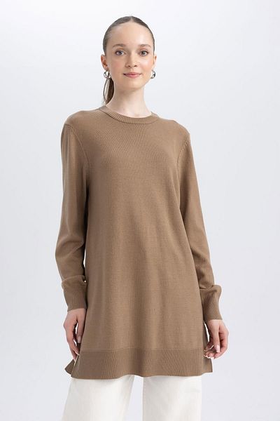 DeFacto Tunika s Crew Neck Regular Fit H3431az23wn