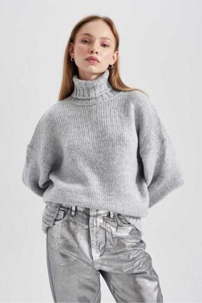 DeFacto Rolák Oversize SweAter Tunika - A6445ax23cw