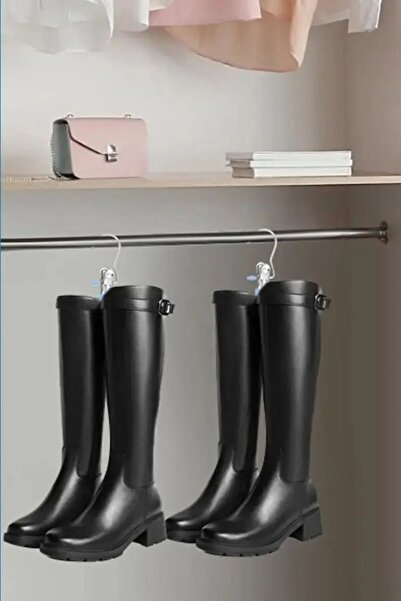 Buffer ® 4 τεμάχια από ανοξείδωτο ατσάλι - Κρεμάστρα για παντελόνια, σάλια, καπέλα, μαντήλια και κασκόλ με μανταλάκια