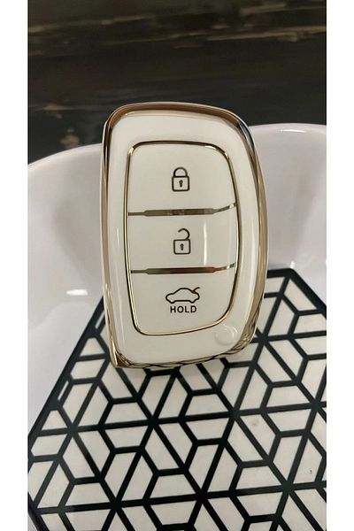 C9 High QualitY White Silicone Remote Control - Hyundai Tucson, Elentra, Bayon, Smart Etc.Nano