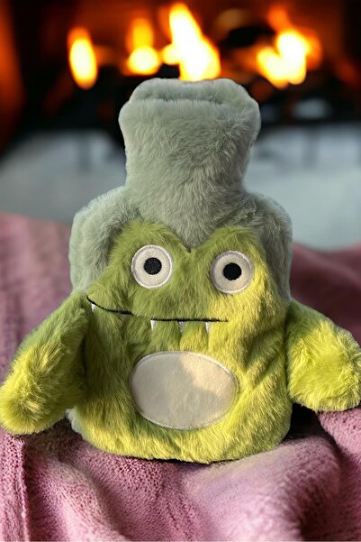 TAKIŞTIR Yeşil Renk Kurbağa Figürlü Sıcak Su Torbası